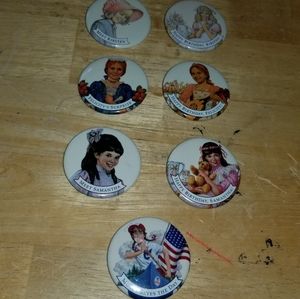 American Girls Pins x7